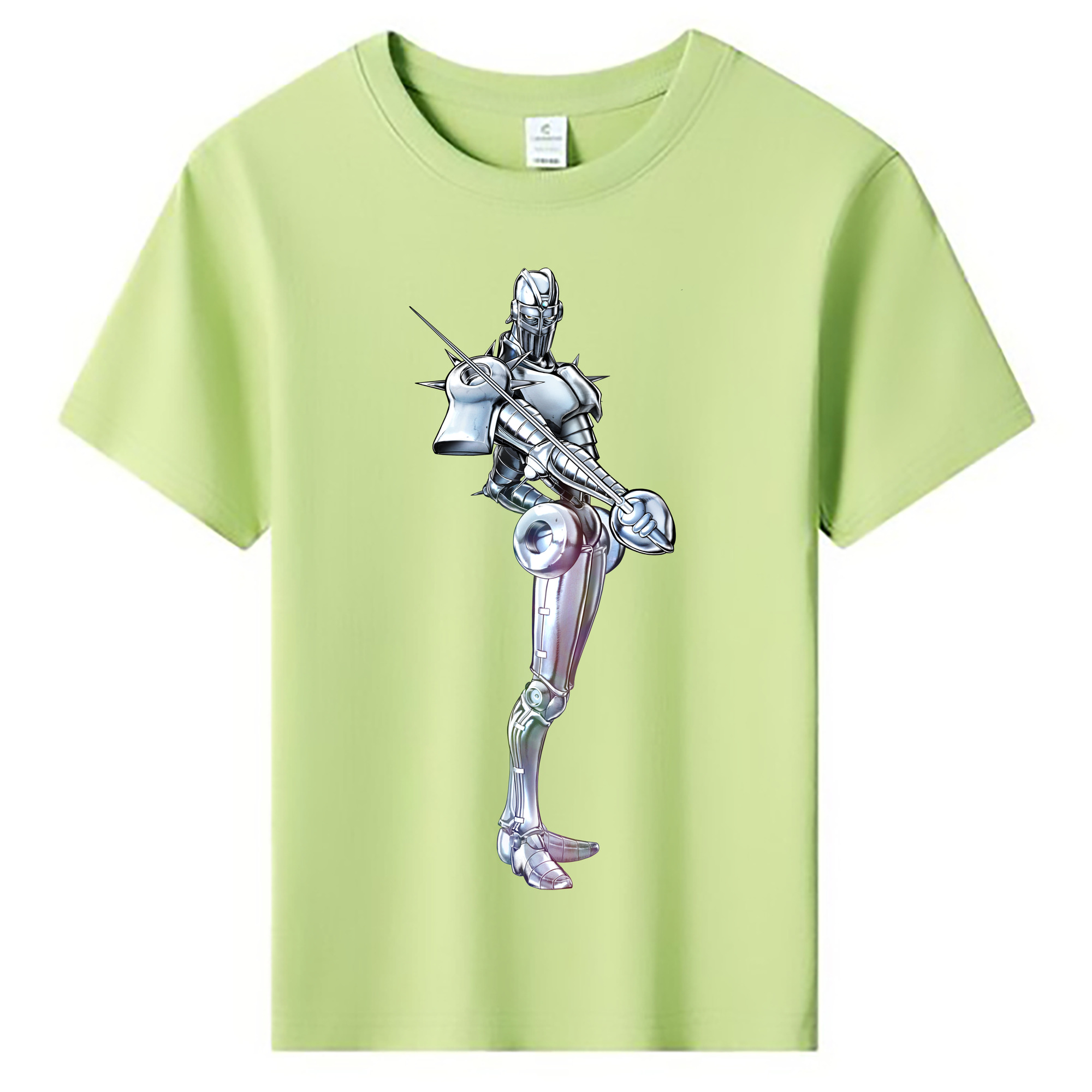 （画像用） ジョジョの奇妙な冒険 ジャン＝ピエール?ポルナレフ JoJo's Bizarre Adventure Jan Pierre Polnareff 綿100％キッズTシャツ（フロントプリント）
